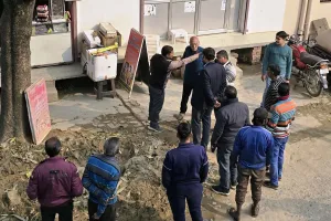 पीलीभीत: लीकेज न मिलने पर एक माह बाद जिस गड्ढे को पाटा, अब उसी को फिर खुदवाया