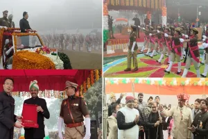 Republic Day 2024 : मुरादाबाद में उल्लास से मना गणतंत्र दिवस, प्रभारी मंत्री ने ली परेड की सलामी...जगह-जगह हुए कार्यक्रम