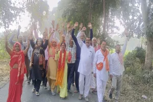 अयोध्या: हरियाणा के श्रद्धालुओं ने शुरू की चौरासी कोसी परिक्रमा 