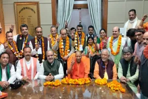 यूपी में राज्यसभा की 8 सीटों पर लहराया भगवा, 2 पर मिली सपा की जीत, सीएम योगी ने दी बधाई 