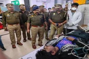 हरदोई: पुलिस मुठभेड़ में बदमाश को लगी गोली, दो कांस्टेबल भी हुए जख्मी