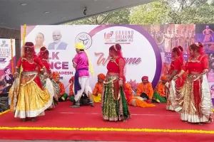 लखनऊ: सांस्कृतिक विरासत में डूबी 'ग्राउंड ब्रेकिंग सेरेमनी', मेहमानों के मनोरंजन के लिए की गई खास व्यवस्था, देखें videos