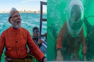 पीएम मोदी ने देवभूमि द्वारका में की स्कूबा डाइविंग, बोले- दिव्य अनुभव हुआ...