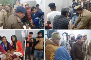 बिजनौर : कांवड़ियों से भरी ट्रैक्टर-ट्रॉली में ट्रक ने मारी टक्कर, एक दर्जन से ज्यादा शिव भक्त हुए घायल