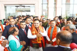 राजस्थान के सीएम पहुंचे अयोध्या, किए रामलला के दर्शन, कहा- यहां आकर मन प्रसन्न हो गया, मैं बहुत भाग्यशाली हूं...