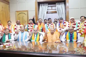 MLC चुनाव के लिए बीजेपी के सात समेत nda के तीन प्रत्याशियों ने भरा नामांकन, सीएम योगी, दोनों डिप्टी सीएम रहे मौजूद