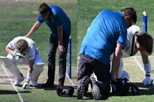 VIDEO : विल पुकोवस्की के सिर में फिर चोट लगी, छोड़ना पड़ा मैदान