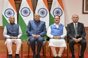 जेपी नड्डा और पांच अन्य ने राज्यसभा सदस्यता की ली शपथ, पश्चिम बंगाल से दो चेहरे शामिल 