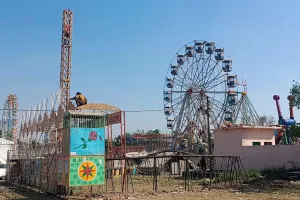 काशीपुर: चैती में सजी दुकानें, मेला कल से होगा शुरू