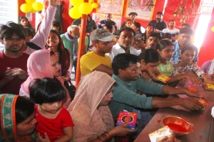  बाराबंकी: जय हो, जय हो तुम्हारी बजरंग बली लेके शिव रूप..,धूमधाम से मनी हनुमान जयंती, खूब चढ़े लड्डू