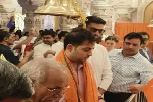 आकाश अंबानी पहुंचे अयोध्या, किया रामलला का दर्शन