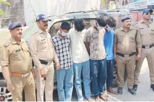 लालकुंआ: सफारी की सवारी करने वाले चार हाई-फाई चोर गिरफ्तार  