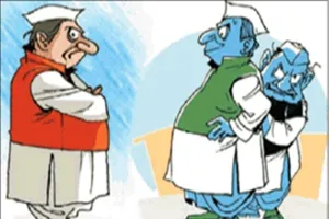 अल्मोड़ा: मारपीट प्रकरण सियासत में बदला तो भाजपा में गुटबाजी की खुली पोल 