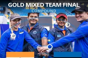 Archery World Cup : ज्योति सुरेखा-अभिषेक वर्मा की कंपाउंड मिश्रित टीम फाइनल में, तीरंदाजों की नजरें चार स्वर्ण पर