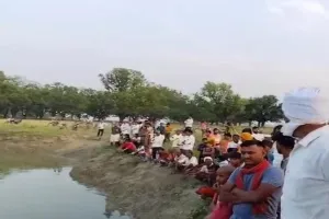 ॐ नमः शिवाय कहते हुए हाथ जोड़कर तालाब में कूद गया युवक, शव बरामद 