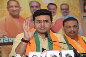 भाजपा युवा मोर्चा के राष्ट्रीय अध्यक्ष तेजस्वी सूर्या का बड़ा बयान, कहा- पाकिस्तान की जनक है कांग्रेस पार्टी