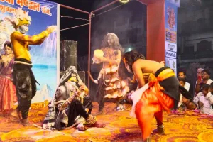 Unnao News: अमरनाथ सेवा मंडल ने कराया शिव तांडव, रात भर झूमे श्रद्धालु