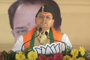 ‘डबल इंजन’ सरकार ने UP को ‘‘माफिया आतंकवादियों’’ से  दिलाई मुक्ति, गाजीपुर में बोले धामी