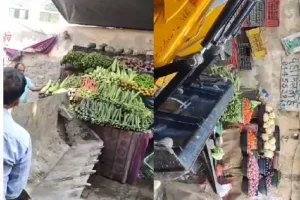 मुरादाबाद : अतिक्रमण हटाने के लिए जेसीबी से उजाड़ दी सब्ज़ी की दुकान...VIDEO हुआ वायरल तो देनी पड़ी सफाई, दुकानदार ने भी लगाए गंभीर आरोप