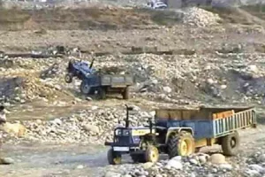 गरमपानी: सात लाख कुंतल से अधिक उपखनिज की चोरी