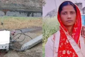 बदायूं: आंधी से बाइक पर गिरा खंभा, बेटे के साथ बाजार जा रही महिला की मौत