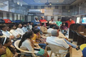 अयोध्या में भाजपा के पदाधिकारी व कार्यकर्ताओं ने सुनी मन की बात