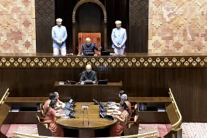 राज्यसभा में छह नए सदस्यों ने ली शपथ, बैठक पूरे दिन के लिए स्थगित 