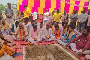 अयोध्या में विधायक ने किया आईटीआई की नई फैकल्टी का भूमि पूजन   