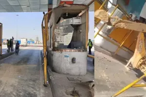 हापुड़: पिलखुवा के टोल प्लाजा पर जेसीबी चालक ने तोड़फोड़ की, गिरफ्तार 