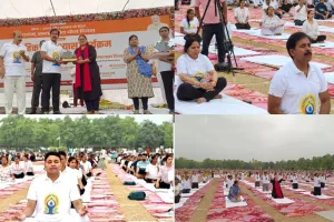 International Yoga Day 2024: मंत्री अनिल राजभर ने किया 10 वें अंतर्राष्ट्रीय योग दिवस का शुभारंभ, कहा- भारत के विशाल परंपरा और संस्कृति को पूरी दुनिया ने स्वीकार किया