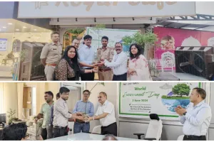 विश्व पर्यावरण दिवस : पौधों को वितरित कर स्वस्थ रहने का दिया संदेश