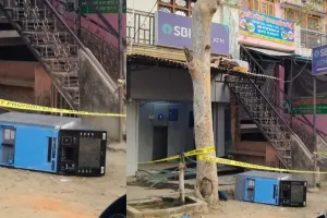 सीतापुर: एक ही रात में दो जगहों पर एटीएम मशीन उखाड़ने की वारदातों से मचा हड़कंप