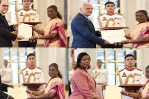 सूडान और स्पेन समेत 4 देशों के राजदूतों ने राष्ट्रपति द्रौपदी मुर्मू को सौंपे परिचय पत्र 