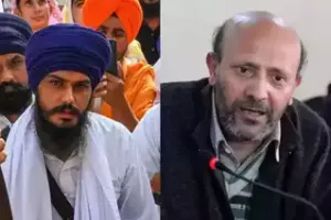 अमृतपाल सिंह और इंजीनियर रशीद ने लोकसभा सदस्य के तौर पर ली शपथ, दोनों पैरोल पर जेल से आए बाहर