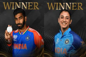 ICC Award : जसप्रीत बुमराह-स्मृति मंधाना चुने गए जून महीने के लिए आईसीसी के सर्वश्रेष्ठ खिलाड़ी 