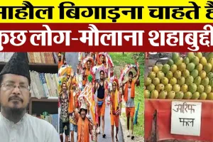 Bareilly News : दो धर्मों के दरमियान टकराव कराने की हो रही है साजिश,Maulana Mufti Shahabuddin Razvi