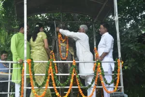 मुरादाबाद : काकोरी कांड के 100 वर्ष पूरे होने पर मनाया शताब्दी समारोह, शहीदों को किया नमन...साइकिल रैली भी निकाली