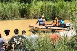 नानकमत्ता: मगरमच्छ का शिकार हुए किशोर का 36 घंटे बाद भी नहीं लगा सुराग