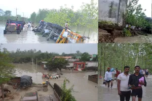 मुरादाबाद : एक दर्जन से ज्यादा गांव बाढ़ की चपेट में, जीवन अस्त-व्यस्त...प्रशासनिक अधिकारी कर रहे खोखले दावे