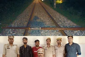 रामपुर : नशेड़ियों ने फेंका था ट्रैक पर खंभा, दो आरोपी गिरफ्तार