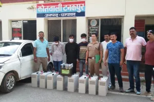 टनकपुर पुलिस ने 48 घंटे में बीएसएनएल टावर चोरी का खुलासा, तीन गिरफ्तार