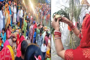 लखीमपुर खीरी : छठ पर्व...उगा हो सुरुज देव भिन भिनसरवा, अरघ के बेरवा…