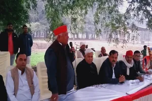 अयोध्या: सांसद अवधेश प्रसाद बोले- बाबा साहब के अपमान का जनता मिल्कीपुर के उपचुनाव में देगी जवाब 