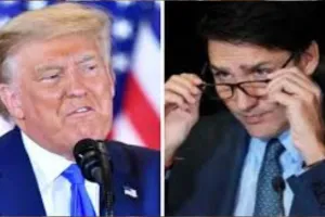 डोनाल्ड ट्रंप ने जस्टिन ट्रूडो का उपहास उड़ाया, उन्हें ‘कनाडा का गवर्नर’ कहा 