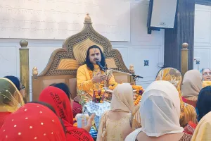 कानपुर के श्याम नगर में श्रीमद् भागवत कथा का चौथा दिन: वामन अवतार के भी कराए गए दर्शन