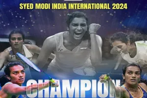 Syed Modi International 2024 : पीवी सिंधु ने जीता सैयद मोदी अंतरराष्ट्रीय बैडमिंटन का महिला एकल खिताब, फाइनल में चीन की WU Luo Yu को हराया