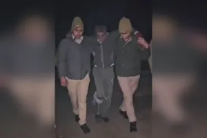 बिजनौर : पुलिस ने गोकशी के आरोपी को मुठभेड़ में किया गिरफ्तार