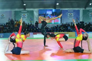 खिलाड़ियों में दिखा उत्साह, योगासन में दिखाया हुनर 