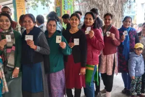 57.23 प्रतिशत जनता ने शहर की सरकार के लिए किया मतदान