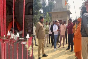 लखीमपुर खीरी: पांच घंटे चला हाईवोल्टेज ड्रामा, जानिए क्यों पूर्व ब्लॉक प्रमुख ने खुदको मंदिर में किया कैद...